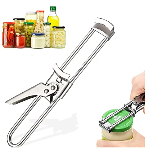 Master Opener Adjustable Jar And Bottle Opener, Adjustable Multifunctional Stainless Steel Can Opener Jar Lid Gripper, Manual Jar Bottle Opener Kitchen Accessories (1Pcs) #TOP13