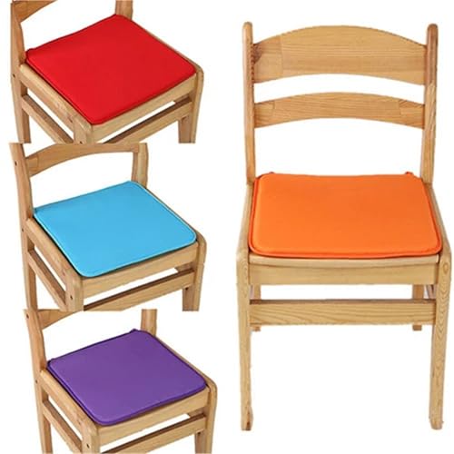 Coussin chaise bureau inconfortable | Solution assise coton 40x40 lot de 2 - 5