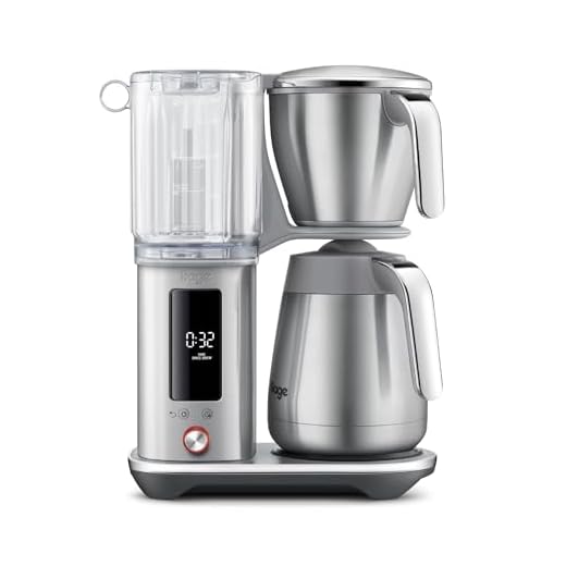 Sage - The Luxe Brewer Thermal One Touch Crafted Coffee - SCA Golden Cup, Programmable, Dual-Wall Thermal Carafe, Cone & Flat Bottom Filters, 1.77L Removable Water Tank