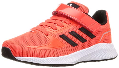 [アディダス] ランニングシューズ ジュニア コアファイトEL 男の子 女の子 17~22.5cm LSW62 ソーラーレッド/コアブラック/シルバーメタリック(H01404) 18.0 cm