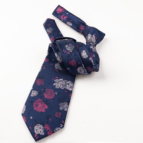 Image of Alizeal Mens 3.15'' Colorful Flower Pattern and handkerchief Necktie Set