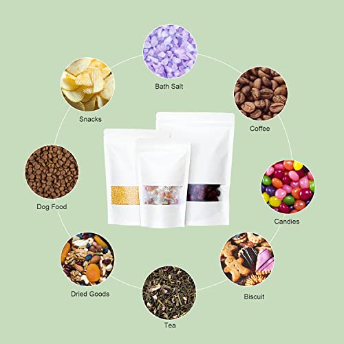 Bolsas de alimentos para frutos secos y repostería casera en Kraft blanco SumDirect 6