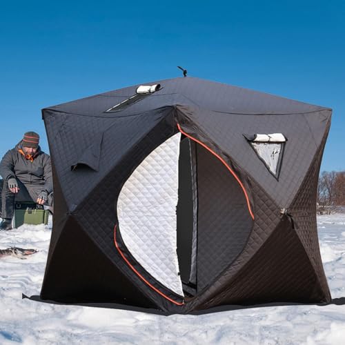 VNATWGOO Sauna Portatile per la Casa, Cabina Sauna Isolata, Piegevole, Impermeabile a Neve e Wind per attività in Interno ed Esterno