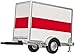 Atlas BOX TRAILER W/SINGLE AXLE-STRP