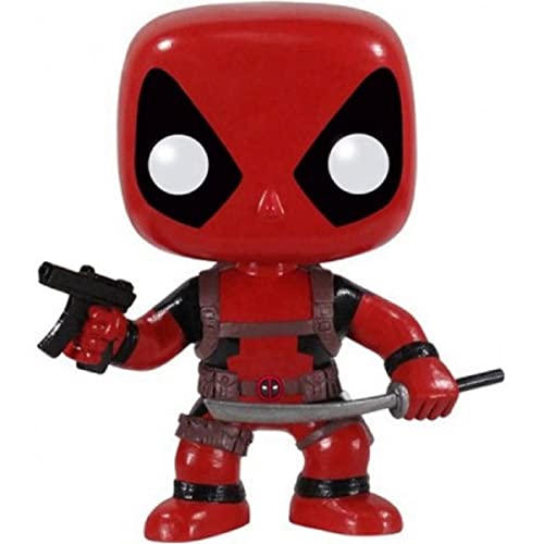 Pop Marvel: Deadpool Vinyl Bobble-Head Figure Red, 6&Quot;