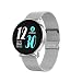 Produktbild Aliwisdom Smartwatch für Herren Damen Kinder, Wasserdicht Bluetooth Fitness Sportuhr Aktivitätstracker Fitness Tracker für Android ios, Support Anruferinnerung und Nachrichtenerinnerung (Silber)