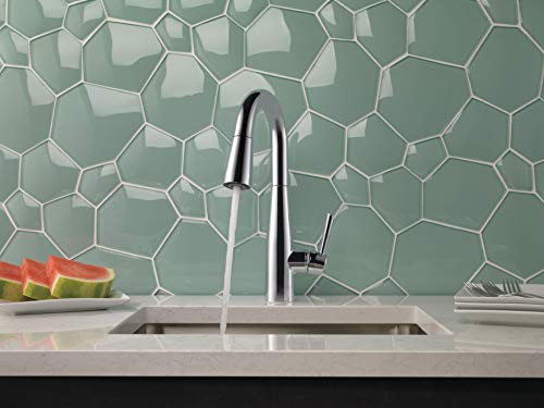 Image of Delta Faucet 9913-DST Essa Single Handle Bar /Prep Faucet with Magnatite Docking and Touch-Clean Spray Head, Chrome