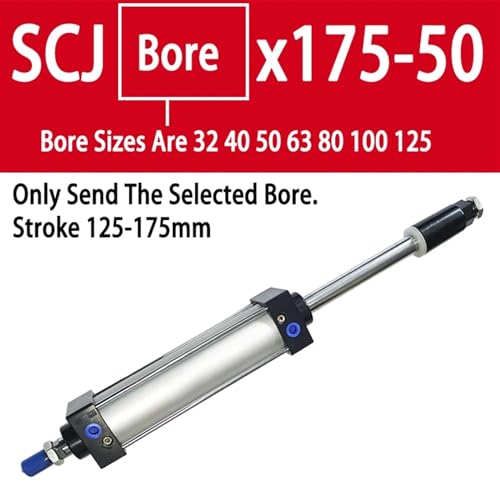 Vérin pneumatique SCJ 50mm pour régler la course de piston instable sur machine de tri - 2