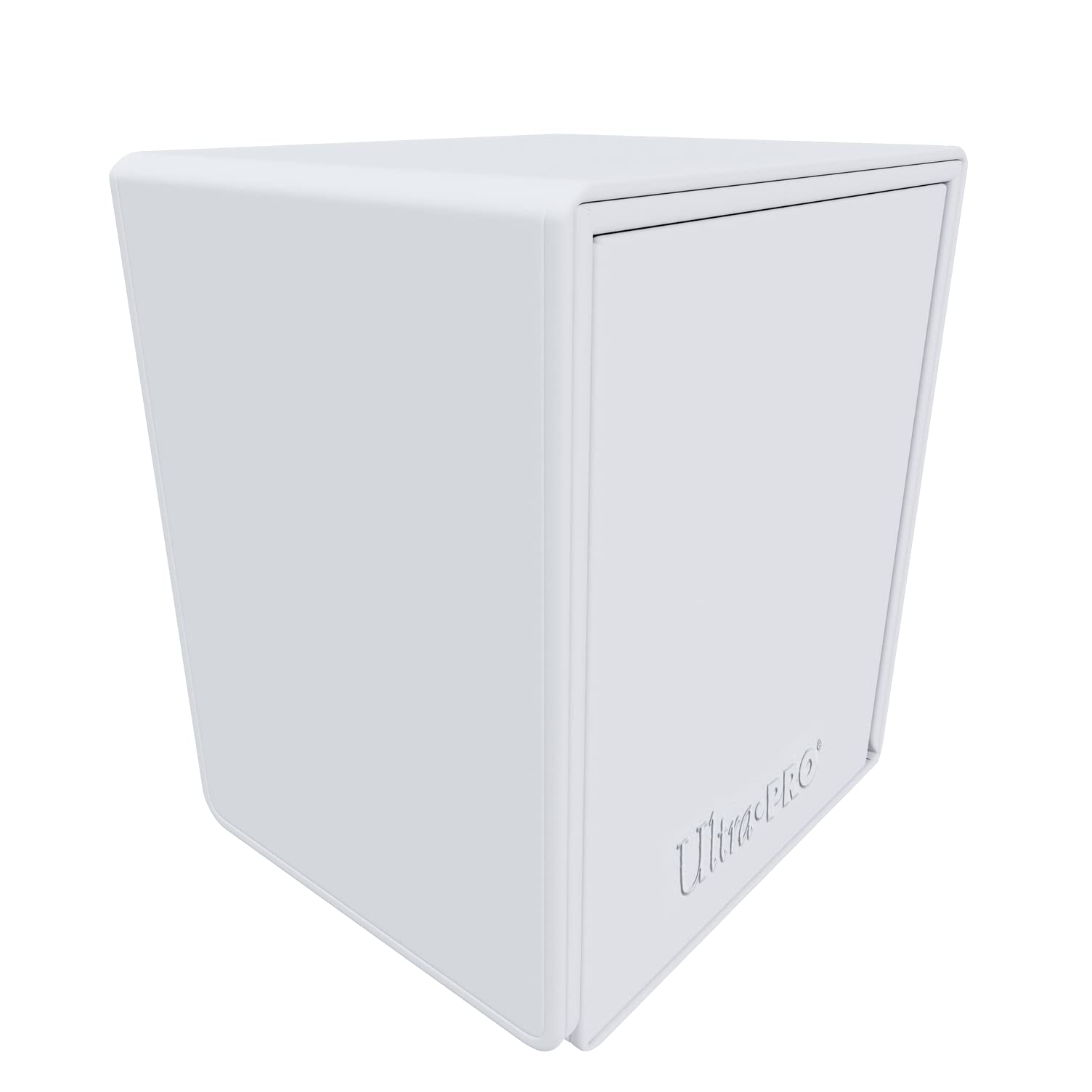 Ultra Pro, Vivid Alcove Flip White: Protect & Store Valuable Cards Deck Box for Pokemon/Magic/YuGiOh Cards, Sports Cards - Image 2