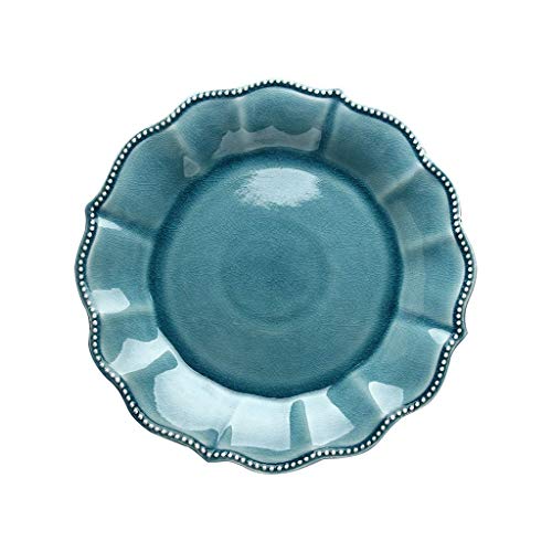 Assiette à salade céramique gaufrée américaine 20cm - 4