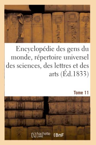 Encyclopédie Des Gens Du Monde T. 11.1 (Generalites) (French Edition)