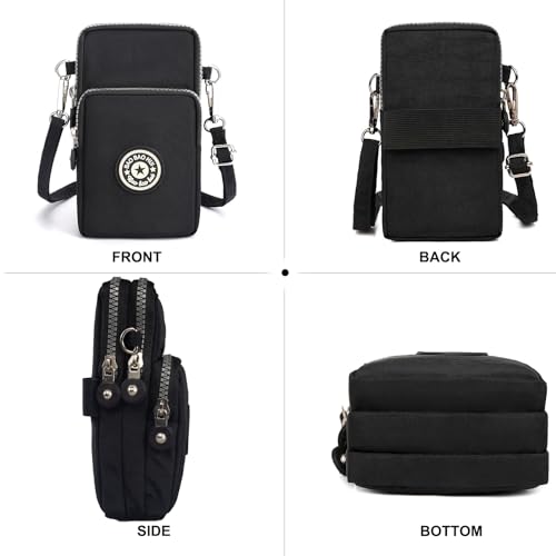 Small Crossbody Bag for Women, Mini Cell Phone Bag Wallet Purses with Adjustable Over Shoulder Strap3