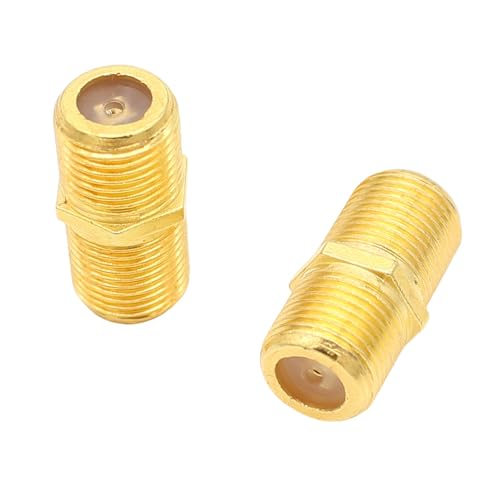 Conector coaxial F hembra a hembra 4 unidades miniatura 2