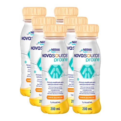 Novasource Proline 200ml - Sabor Baunilha - Nestle - Kit com 6