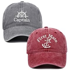 Captain and First Mate(washed Gray & Washed Burgundy)
