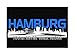 Produktbild Uglyshirt89 Hamburg Skyline Premium Leinwand | Keilrahmen Bild Gemälde Wandbild (60 x 40 cm)