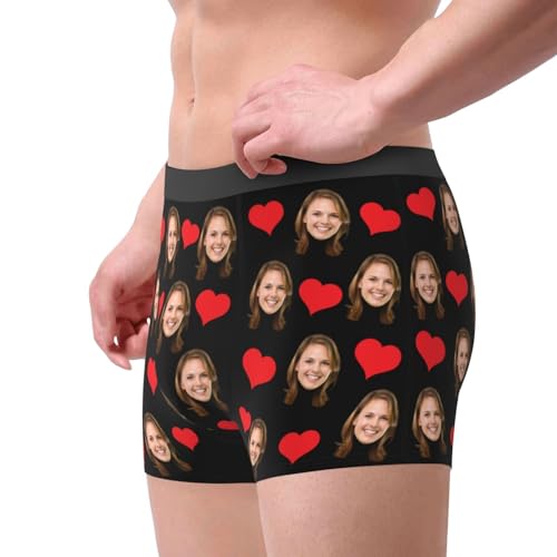 Personalized Boxers Briefs for Men, Custom Mens Underwear Boxer Briefs with Face, Gifts for Boyfriend Husband Him4