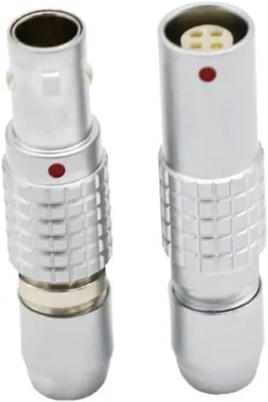 Aviator 4Pin/5Pin/6Pin Plug Socket Push-Pull Self Locking for DIY USB Keyboard Cable, Audio(4Pin,Round 0B)