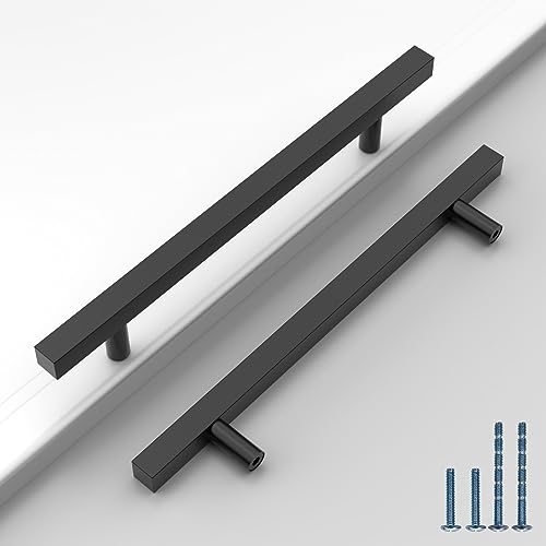 Astre 10 Pack 160mm Black Kitchen Handles Stainless Steel Kitchen ...