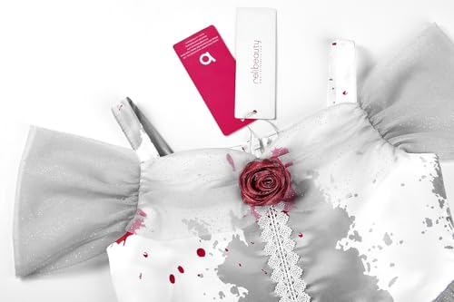 Disfraz de Novia Zombie Ghost para Niñas con Velo y Flor miniatura 3