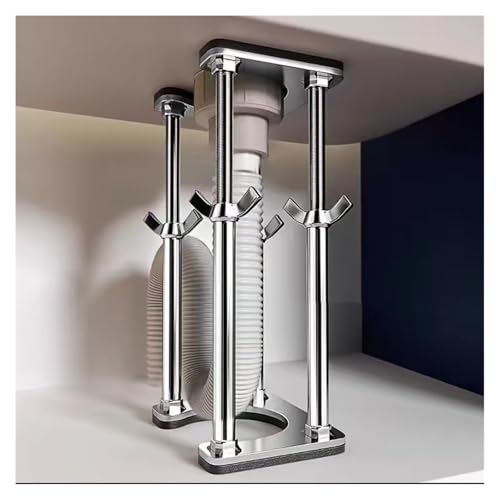 Soporte ajustable para lavabo bajo encimera y patas resistentes de baño estancas 4