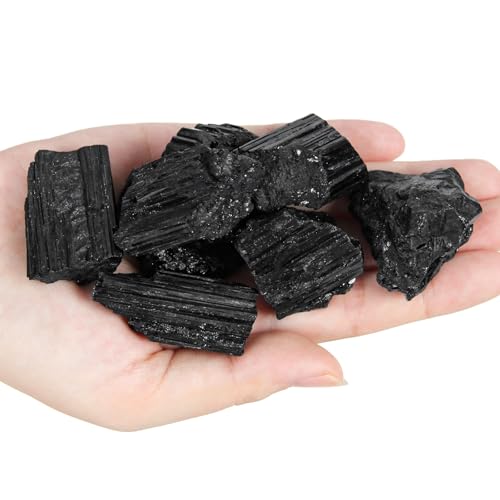 Black Tourmaline Crystals for Energy Protection (200g)