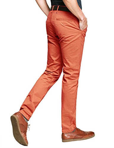 Image of Match Mens Regular-Fit Casual Flat Front Chino Pants