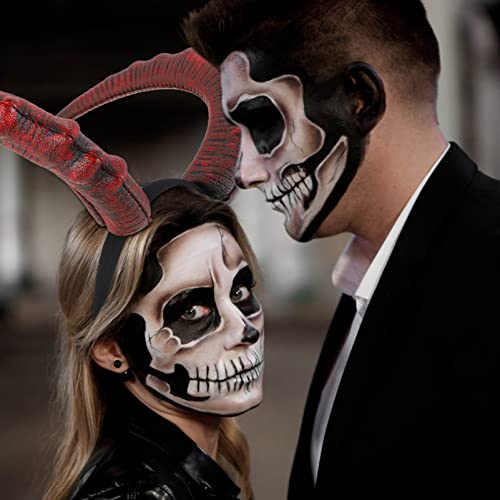 Carnival Horn Headband PU Devil Horn Devil Hair Band Headdress for Women Girls Costume Cosplay Party Supplies - Image 4