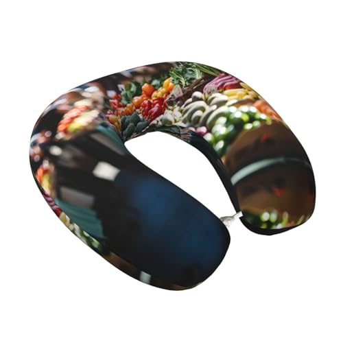 Almohada espuma viscoelástica cuello tamaño único negra miniatura 2