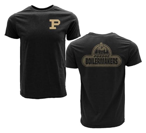 Purdue Boilermakers NCAA Officially Licensed Bi-Blend T-Shirt Vault, X-Large Team Color