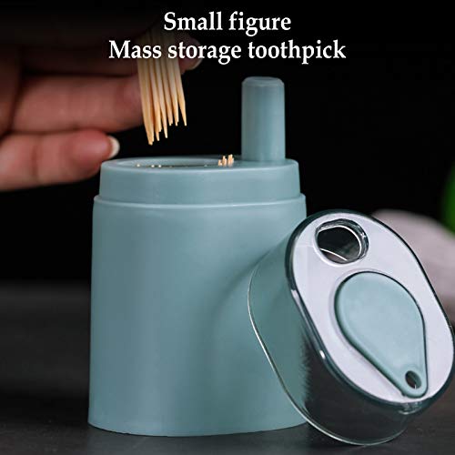 Tandenstoker Dispenser Case, Push Tandenstoker Houder Draagbaar, Automatische Plastic Tandenstokers Organizer Opbergdoos… - Image 7
