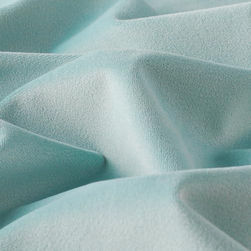 Image of Mixhug Decorative Throw Pillow Covers, Velvet Cushion Covers, Solid Throw Pillow Cases for Couch and Bed, Turquoise, 26 x 26 Inches, Set of 2