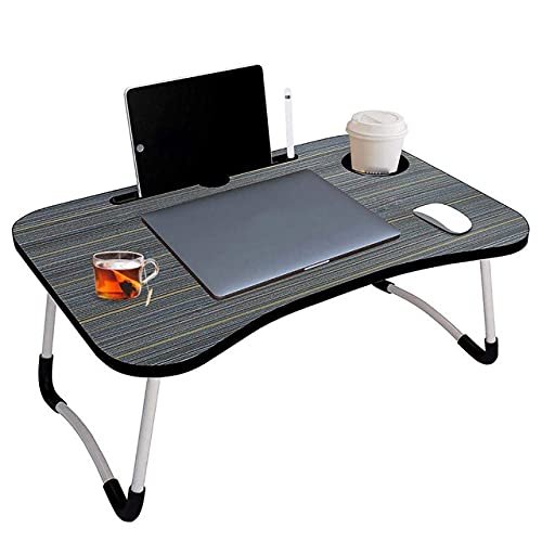 Lariox Presents Foldable Laptop Table with Cup Holder, Study Table, Bed Table, Breakfast Table, Foldable & Portable/Ergonomic & Rounded Edges 09(0123) (B08RJ3V91M) Amazon Price History, Amazon Price Tracker