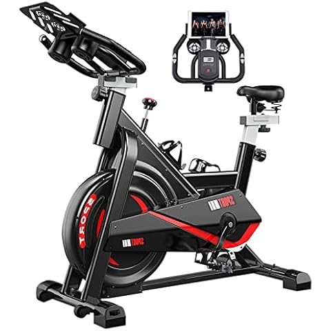 CANMALCHI Exercise Bike Cycling Bike For Home/Gym Use, Adjustable Workout Bike Indoor, LCD Display with Heart Rate Monitor, All-inclusive Super Mute Cardio Training Machine Cover