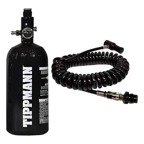 Tippmann 48ci 3000psi HPA Tank + Coiled Remote with Quick Disconnect