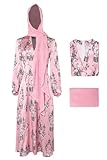 cultofmoon Tanya McQuoid Cosplay Costume Women Pink Printed Dress Scarf Adult Movie Character Halloween Suit