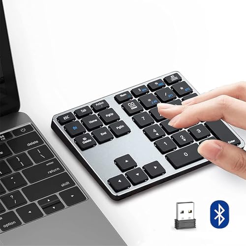 Teclado numérico Bluetooth portátil para trabajar con comodidad en portátiles y PC 4