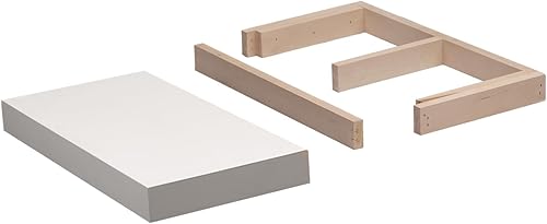 Miniatura 3 de Estantes flotantes  2.5 pulgadas de grosor  Fabricado en Estados Unidos  Soporte de madera dura  Unidad completa de estante (blanco puro, 12