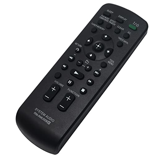 VINABTY RM-AMU009 Replacement Remote Compatible with Sony Mini Hi-Fi Component System MHC-EC609iP CMT-CX4iP CMT-MX500i MHC-EC909iP MHC-EC79i CMT-LX20i MHC-EC69i MHC-EC99i CMT-BX50BTi MHC-EC78Pi - Image 4