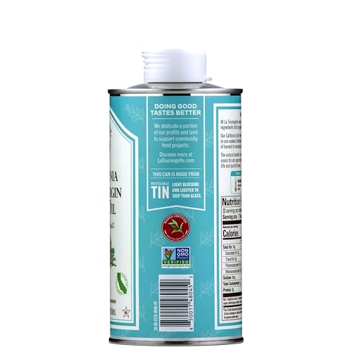 Image of La Tourangelle, California Extra Virgin Olive Oil, Cold-Pressed High Antioxidant Olives, 16.9 fl oz - Single Origin with Polyphenols for Cooking, Drizzling, Marinades, and Dipping