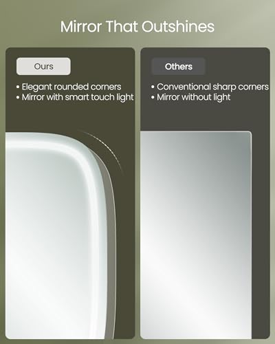 Vasagle Medicine Cabinet With Mirror And Lights thumb #8