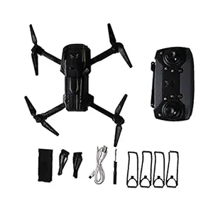 SHOPOGENIX CHHOTE Garuda Drone HD 4k Camera Live Video,WiFi HD 1080P+720 P FPV Dual Camera with 120 Wide Angle Camera Premium Bag Version 1600 Mah Long Flight Time Auto Hover Foldable Locking Drone.