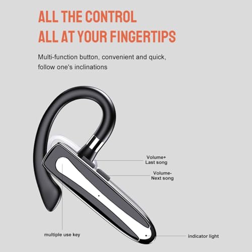 Auricular Bluetooth inalámbrico EIMSOAH para un oído miniatura 5