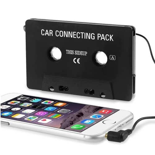 AUTOZOCO Adaptador Cassette MP3 para Radio del Coche, Adaptador Auxiliar para Reproductor, Adaptador...