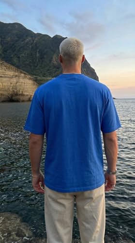 Image of Men's Solid Round Neck T-Shirt | Regular Fit Cotton Casual Tee | Half Sleeve | S to 3XL Sizes | Soft Breathable Everyday Wear for Daily Use, Gym, Summer & Casual Wear