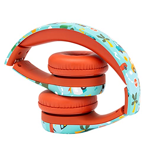 Image of Snug Play+ Kids Headphones - Volume Limited 93dB for Safe Listening - Foldable, Durable Headphones for Toddlers, Boys & Girls - Tangle-Free Cord - Ideal for Travel, School, Tablets - Vroom