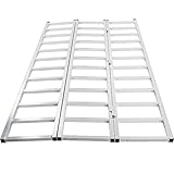 Rage Powersports Black Widow TF-8046 Aluminum 6' 8' Folding Folding ATV Ramp