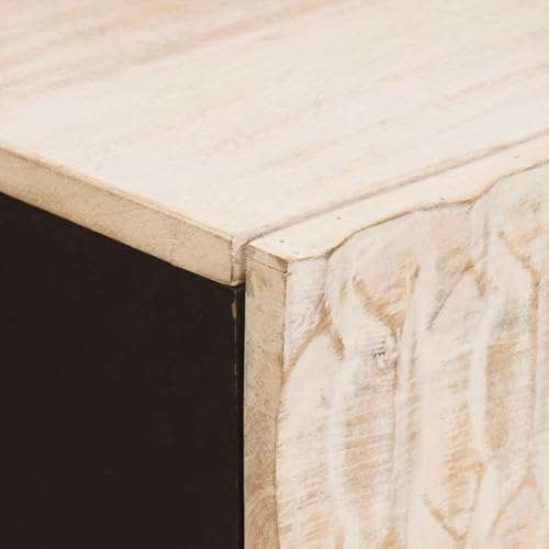 Buffet de Rangement Rectangulaire Moderne Blanc 80 x 33 x 75 cm