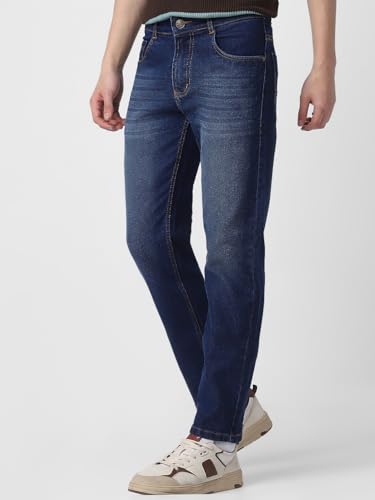 Image of Neostreak Men's Regular Fit Heavy Washed Jeans Stretchable