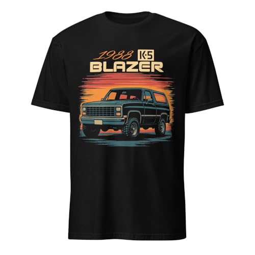 1988 Chevy K5 Blazer Retro Truck Graphic T-Shirt for Old School Car Fans